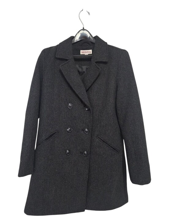 Merona Jackets & Blazers - Merona Dark Charcoal Double-Breasted Peacoat Womens Size Medium